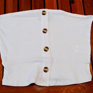Ambiance medium white tube top